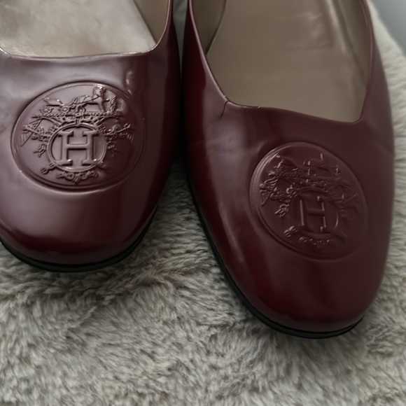 Hermes patent leather ballet flats - Picture 4 of 6